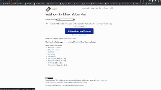 Como Instalar o FABRIC no MINECRAFT 1.19 e Instalar Mods na 1.19 | Minecraft Tutorial смотреть онлайн