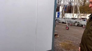 Обзор прицеп Фургон для снегохода, квадроцикла с откидным трапом . МЗСА 817774.003. ЦЛП АРИВА