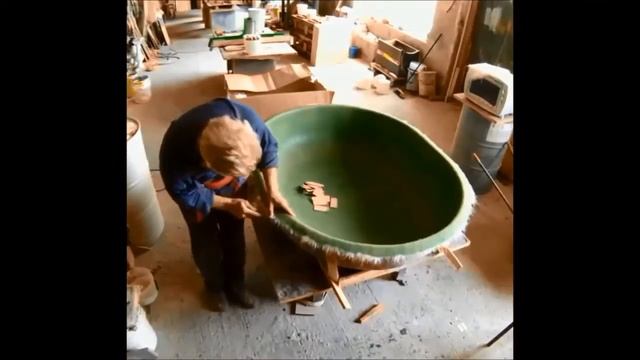 Making fiberglass coracle. Būvējam RUPUCI. смотреть онлайн