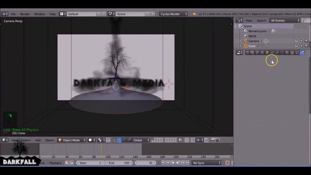 Blender Tutorial: How to make Smoke in Blender Cycles смотреть онлайн