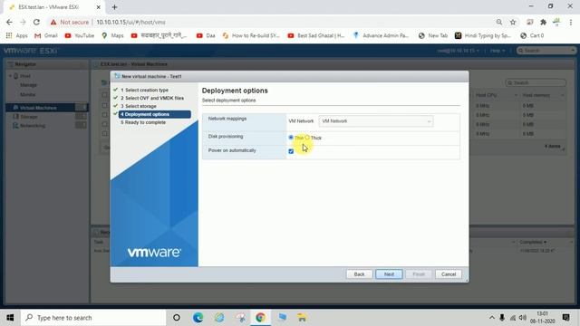 how to deploy virtual machine from an ovf or ovf file in esx or esxi | Vmware смотреть онлайн