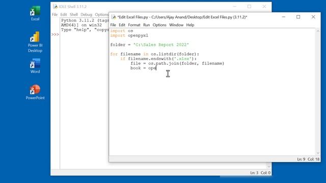 Python program to Edit Excel Files - Malayalam Tutorial смотреть онлайн
