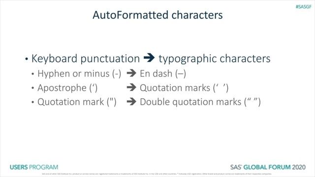 See All of Your Characters in SAS Studio смотреть онлайн
