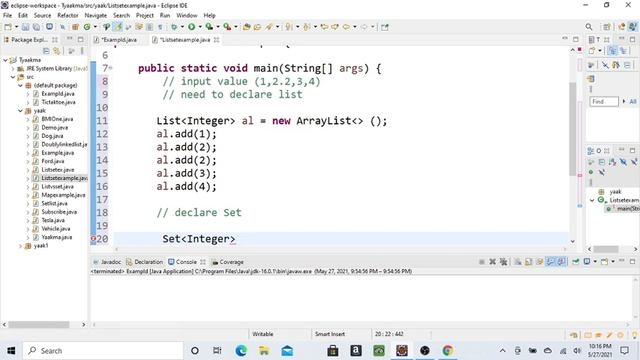 Data structure and collection List and Set programming смотреть онлайн