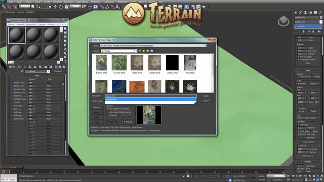 3DS Max Terrain Plugin - KML Importer смотреть онлайн