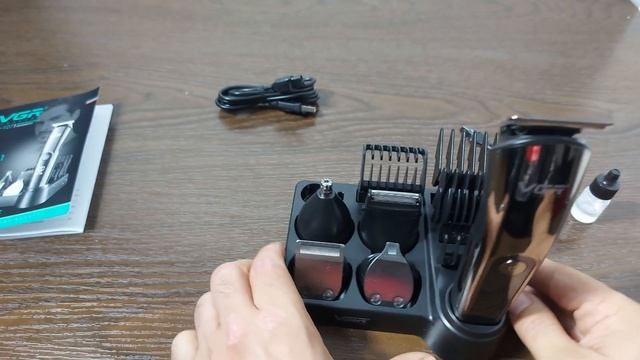 VGR V-107 ماكينة حلاقة متعددة الوظائف Unboxing PROFESSIONAL GROOMING KIT VGR V-107 смотреть онлайн