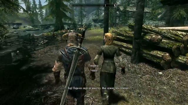 Свалил из хелгена и получил броню из клуба творчества (пере прохожу Skyrim Special Edition) #1 смотреть онлайн