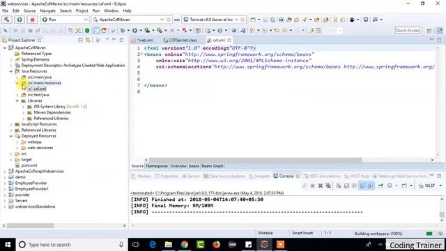 apache cxf with maven tutorial part2 смотреть онлайн