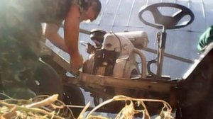 САМОДЕЛЬНЫЙ МИНИ ТРАКТОР ДВИГАТЕЛЬ ЗИД --4.5