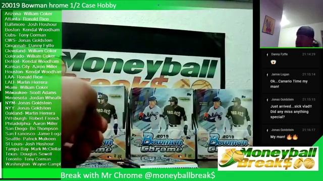 2019 Bowman Chrome Half Case Break смотреть онлайн