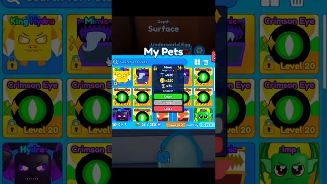 ЛЕГЕНДАРНЫЕ ПЕТЫ В MINING SIMULATOR 2 В РОБЛОКС! ROBLOX #Shorts смотреть онлайн