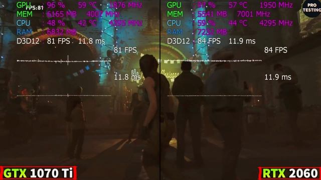 RTX 2060 vs GTX 1070 Ti Тест в Играх смотреть онлайн