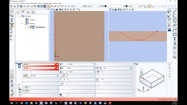 woodWOP 7 - Vertical Trimming and Contours in Z Axis - SOLUTIONS LIVE Series смотреть онлайн