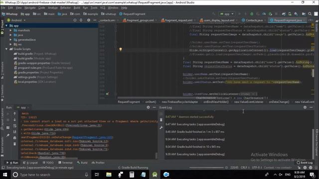 NullPointerException You cannot start a load on a not yet attached Glide issue in Android Studio смотреть онлайн