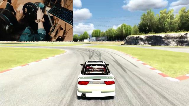 Teaching my Girlfriend How to DRIFT in Assetto Corsa using Wheel & Pedal setup Part 1 смотреть онлайн