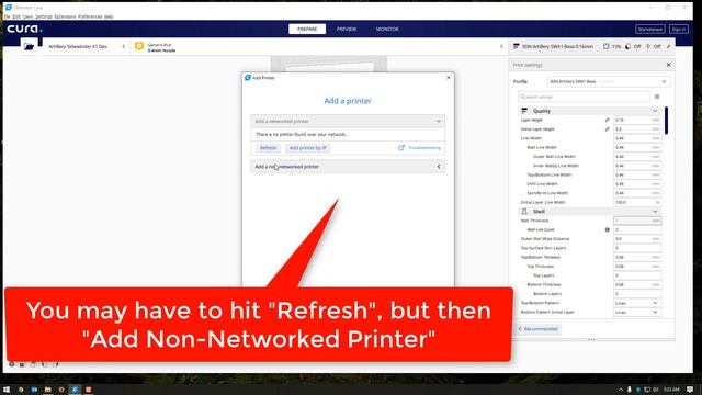 Artillery Sidewinder X1 Cura 4.2.1 Machine & Profiles Install смотреть онлайн