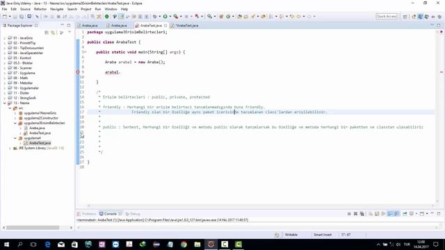 Nesne Yönelimli Programlama Java 53 - Erişim Belirteçleri public private protected friendly смотреть онлайн