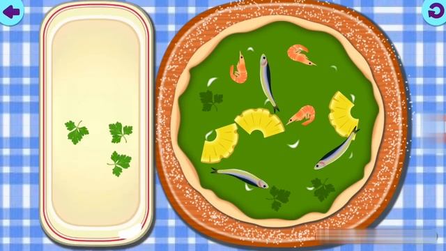 Обзор Игры Funny Food2 Делаем пиццу смотреть онлайн