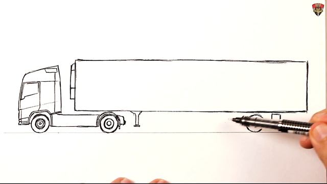 How to draw a Volvo Truck смотреть онлайн