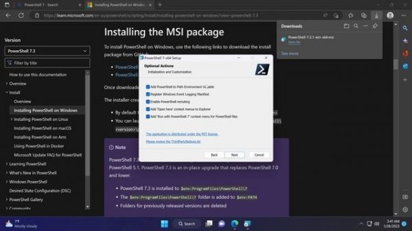 PowerShell 7 Tutorial 1: How to install Windows PowerShell 7 on Windows 11 / Windows Server 2022