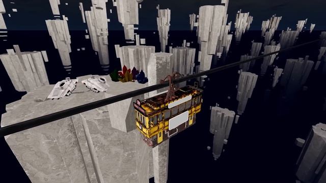 ЧТО НУЖНО СТРАННОМУ ТРАМВАЮ? Страшилка про летающие скалы. смотреть онлайн