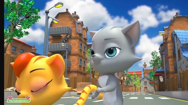 кот усатый озорной