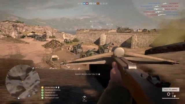 Crossbow Grenade Launcher w/ MASSIVE explosion! (Battlefield 1) [PS4] смотреть онлайн