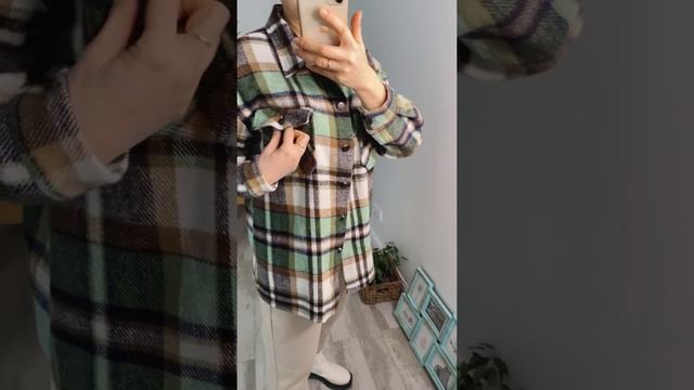Рубашка в клетку с AliExpress смотреть онлайн
