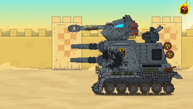 Мега танки VS Мега Босс 999LvL - Мультики про танки