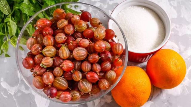 Крыжовник с апельсинами без варки смотреть онлайн