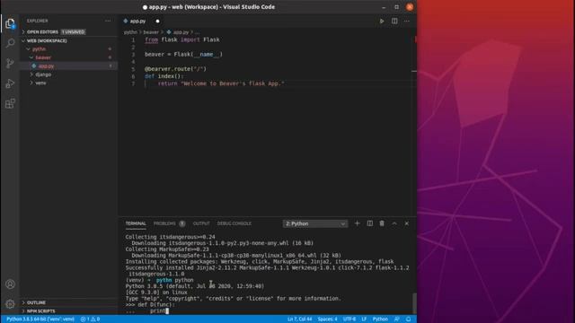 1. Building with Flask ( Restaurant Website ) - Setup смотреть онлайн