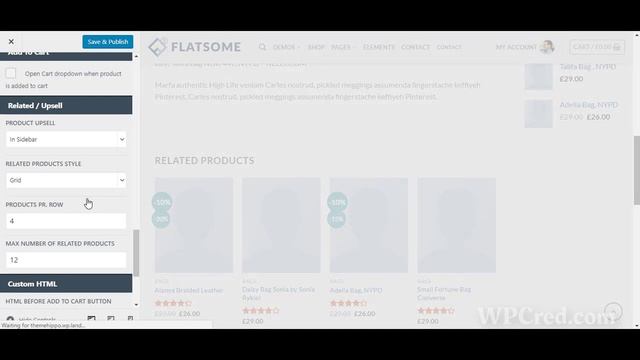 How To Enable/Disable Related Product Slider/Grid in Flatsome Theme - WooCommerce Tutorial смотреть онлайн