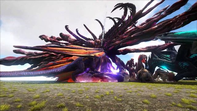 TEAM ISLAND BOSSES (G.B.A.) + DOMINUS DRAGON vs. MANIFESTATION OF SINS | ARK Dino Battle ? смотреть онлайн