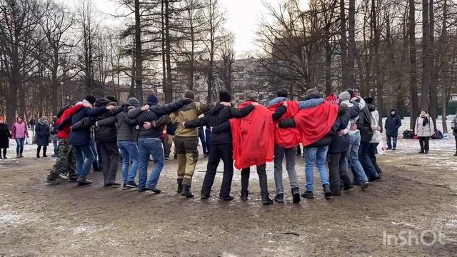 СИЛОЙ СТАЛИ! ПРАВДОЙ ИДЁМ! Боевой Славянский Пляс! Вспоминаем РОДную Культуру! РОДные обычаи!))) смотреть онлайн