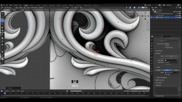 Blender Tutorial - Curve Modeling Tips in 3.4 смотреть онлайн