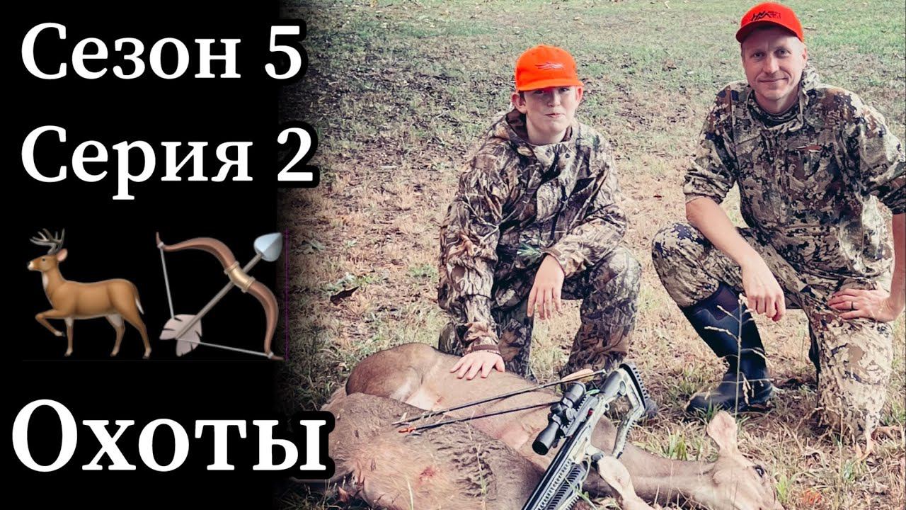 Наши успешные охоты на оленя с луком и арбалетом в этом сезоне смотреть онлайн