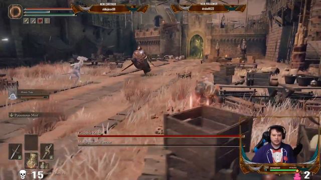 Elden Rings Dual Rapier Run Episode 21 The Crucible Knights may break us! смотреть онлайн