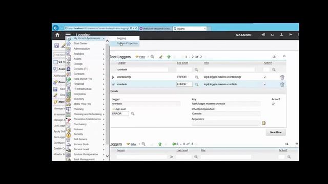 Maximo Enable Custom Log Messages and enable SQL Logging смотреть онлайн