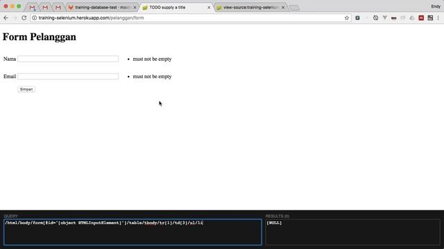 Episode 09 - Test Validasi Form Input - Error Scenario смотреть онлайн