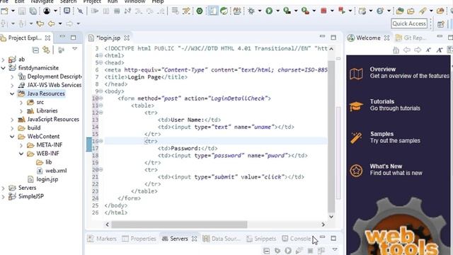 jsp and servlet example смотреть онлайн