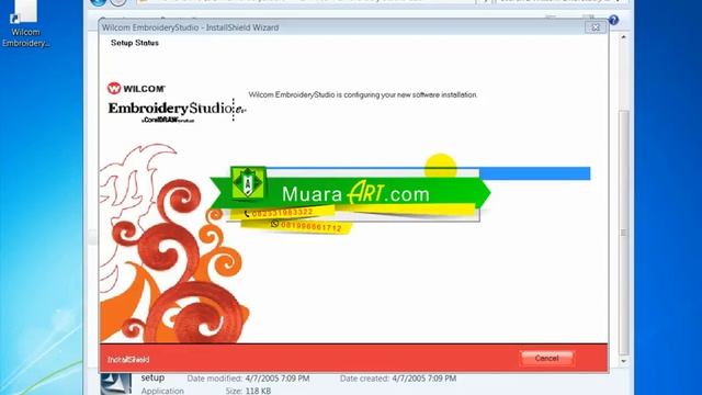 Instalasi Wilcom Embroidery Studio e1.5 - Windows 7 32 Bits смотреть онлайн