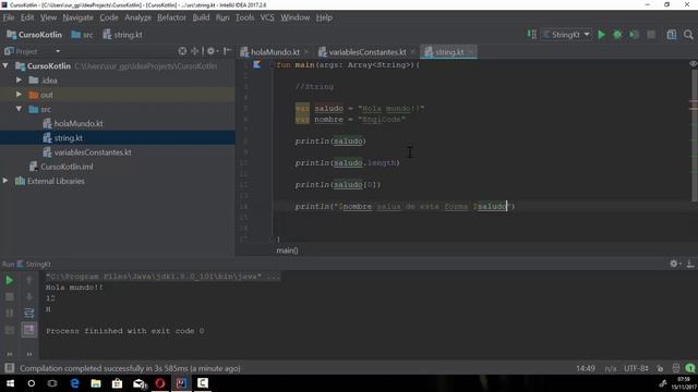 String en Kotlin смотреть онлайн