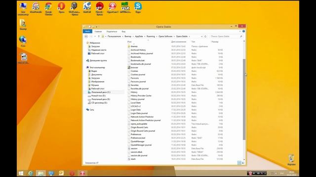 Сохраняем файлы браузера Опера (начиная с версии 15 и новее). Saving Opera. смотреть онлайн