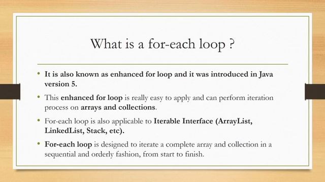 36 - For Each Loop in Java (Hindi/Urdu) смотреть онлайн