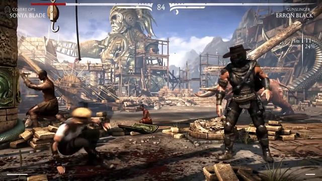 Mortal Kombat X: New MKvsDC Sonya & Stryker Erron Black Skins/Costumes Gameplay! (PC Mod Showcase) смотреть онлайн