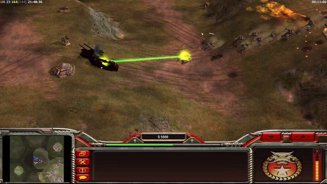 1v1v1v1v1v1 - Defcon 6 - Tank General - Generals Zero Hour смотреть онлайн