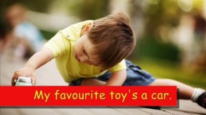 English for children - My favourite toy