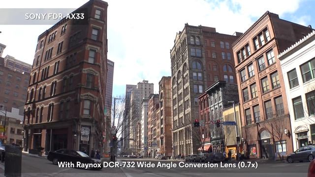 Sony FDR AX33 with Raynox DCR 732 Wide Angle Conversion Lens смотреть онлайн