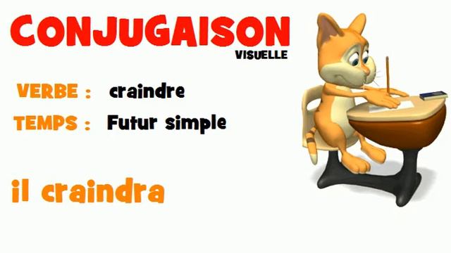FRENCH VERB = craindre = Futur simple смотреть онлайн