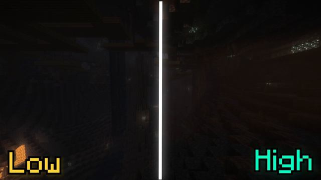 Minecraft Comparison | Rethinking Voxels: Low vs High Settings смотреть онлайн